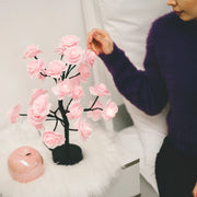 LED rose flower fairy light lamp, view 2 - MRSLM