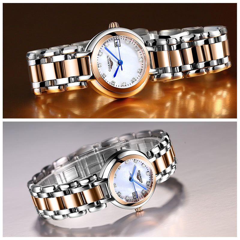 Ladies Compact Steel Band Watch