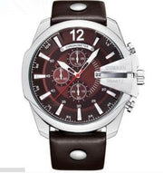 Men's large dial three-eye watch, view 2 - MRSLM