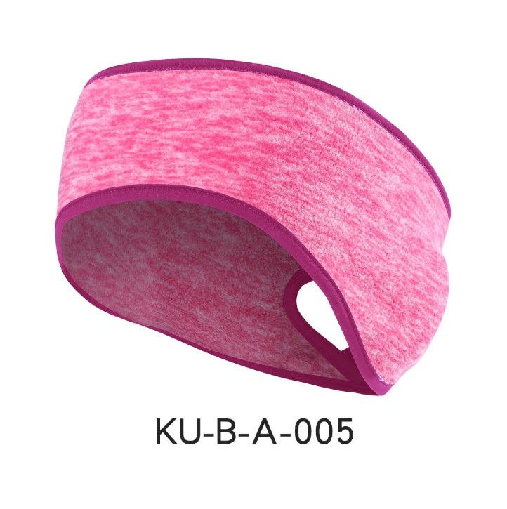 Ponytail ear warmer headband for running, view 8 - MRSLM