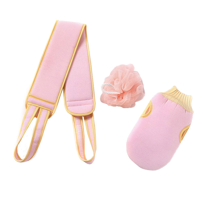3-piece exfoliating bath set, view 6 - MRSLM