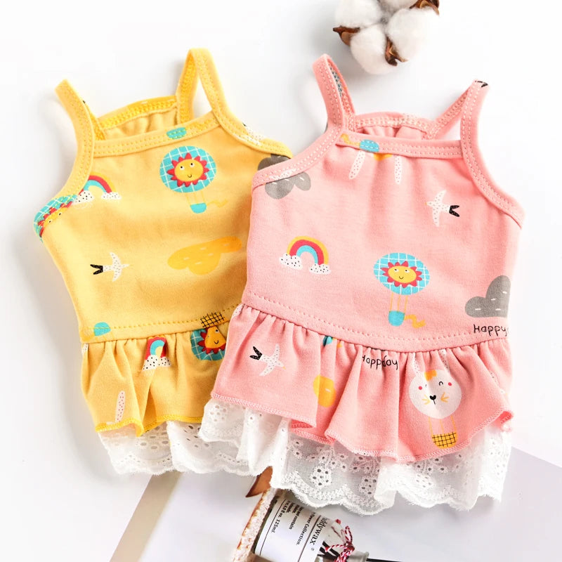summer pet dress for small dogs and cats, view 4 - MRSLM