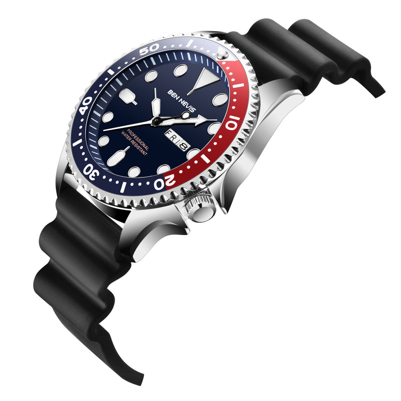 men's luminous sports watch, view 3 - MRSLM