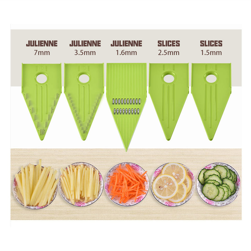 multi-functional V-shaped grater and slicer, view 4 - MRSLM