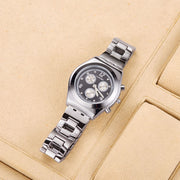 rhinestone luminous quartz watch, view 3 - MRSLM