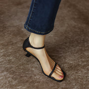 Square toe high heel sandals, view 2 - MRSLM