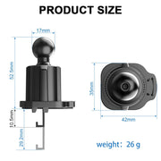 Magnetic air vent car phone holder, view 9 - MRSLM