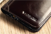 first layer leather wallet, view 7 - MRSLM