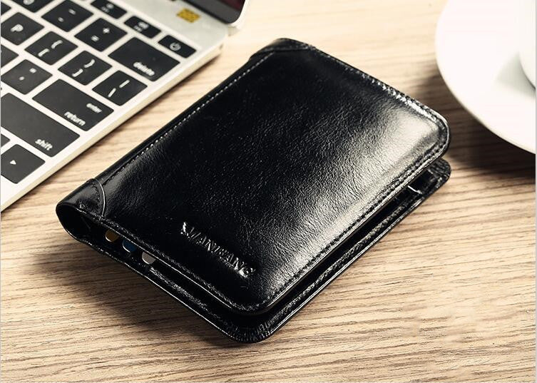 first layer leather wallet, view 12 - MRSLM
