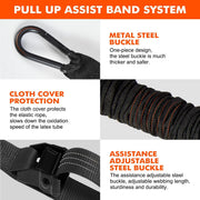 elastic pull-up trainer with resistance bands, view 6 - MRSLM