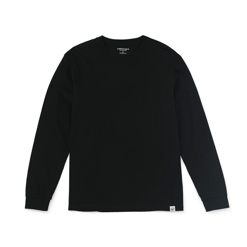men's long sleeve cotton t-shirt, view 3 - MRSLM