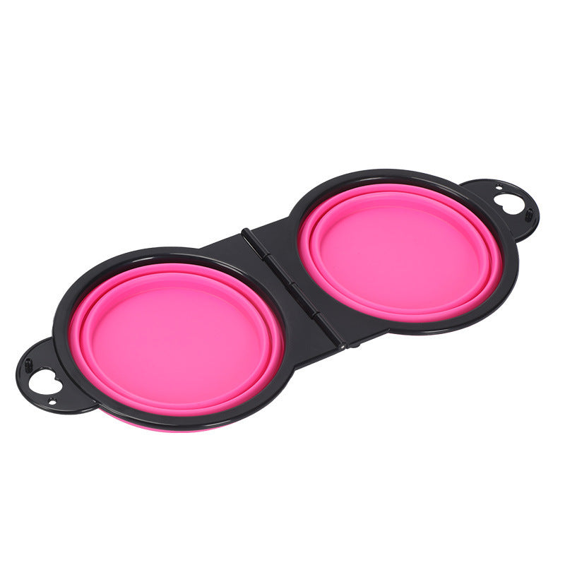 portable collapsible dog bowl, view 2 - MRSLM