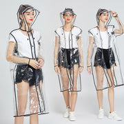 transparent fox raincoat, view 3 - MRSLM