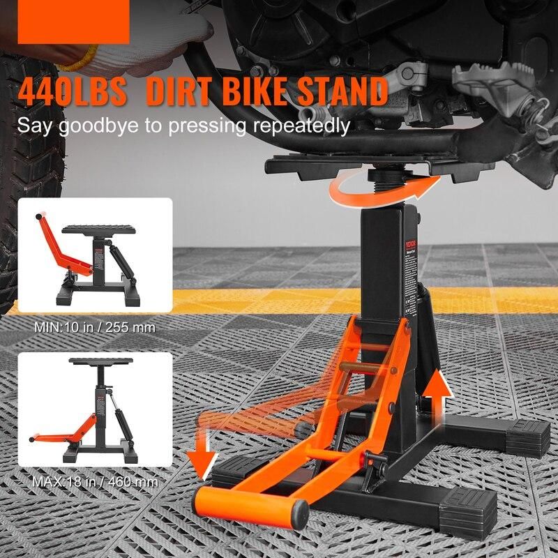 hydraulic dirt bike lift stand, view 4 - MRSLM
