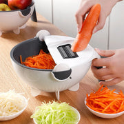 9-in-1 vegetable slicer with drain basket - MRSLM