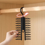 rotatable tie and belt hanger, view 4 - MRSLM
