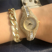ladies watch with diamonds and colorful stones, view 5 - MRSLM