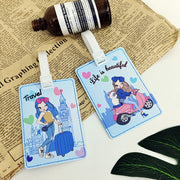 PVC luggage tags set of 2, view 5 - MRSLM