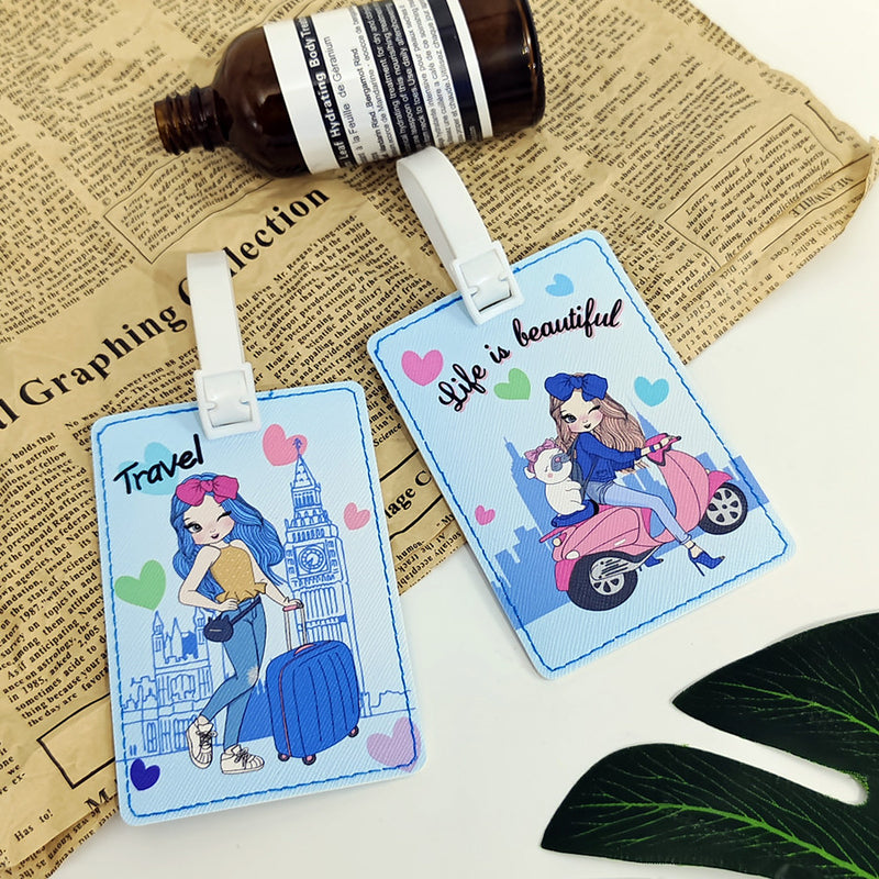 PVC luggage tags set of 2, view 5 - MRSLM