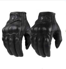 Sheepskin leather touchscreen riding gloves - MRSLM