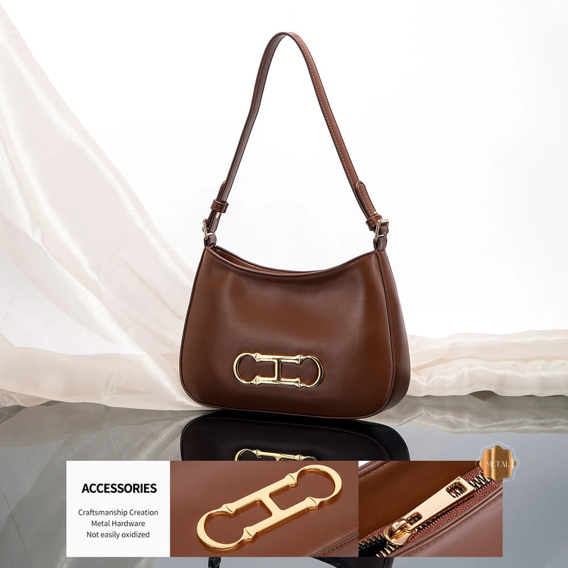 retro half-moon shoulder bag, view 6 - MRSLM