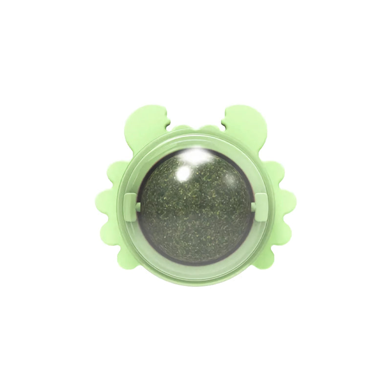 catnip wall ball toy for cats, view 5 - MRSLM