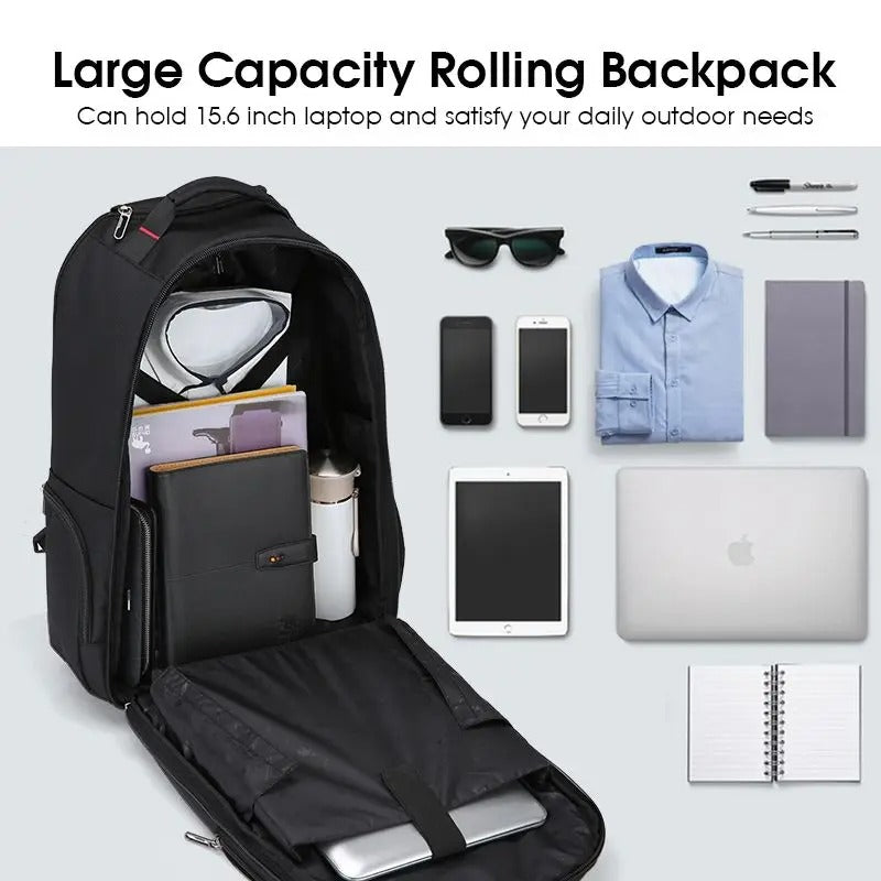 multi-functional trolley backpack, view 6 - MRSLM