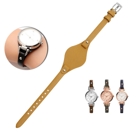 ladies genuine leather watch strap 8mm, view 7 - MRSLM