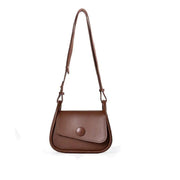 elegant square PU leather crossbody bag, view 2 - MRSLM