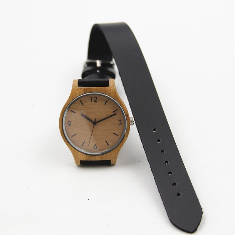 Natural Retro Bamboo Wooden Watch For Women