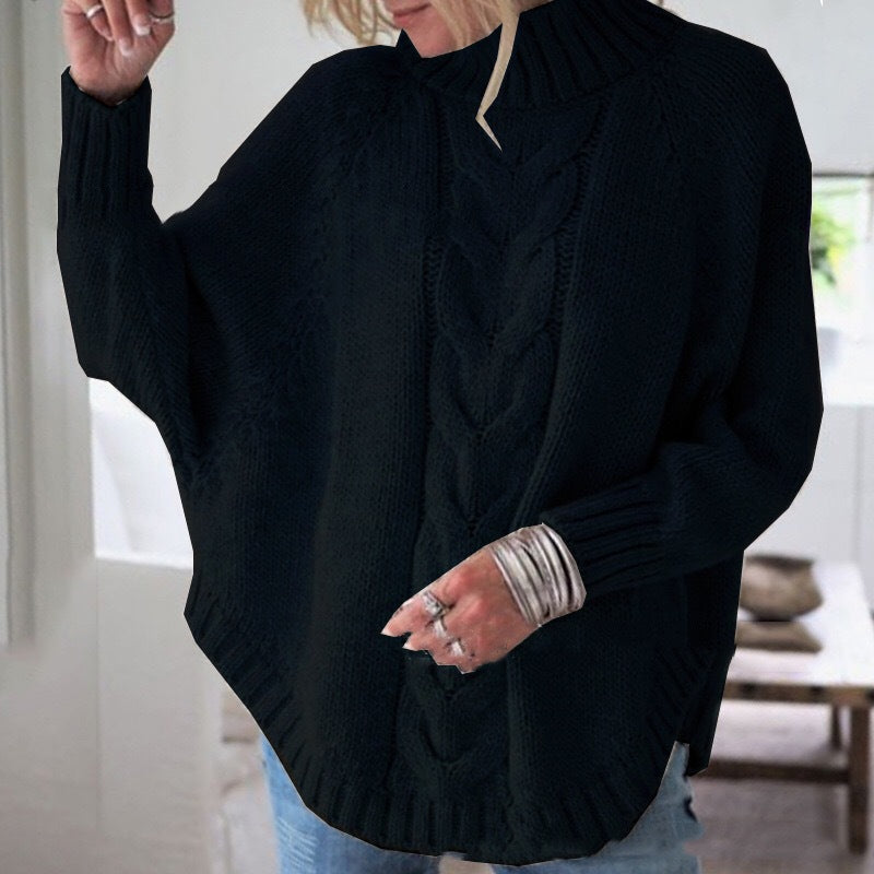 pullover loose sweater women, view 2 - MRSLM
