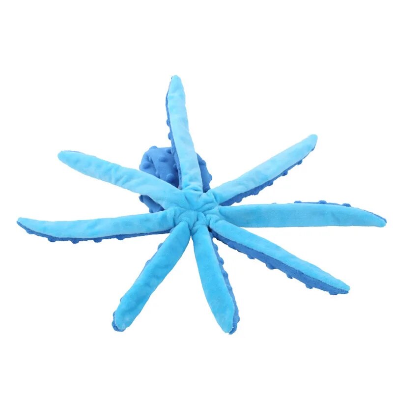 octopus plush squeak toy for dogs, view 12 - MRSLM