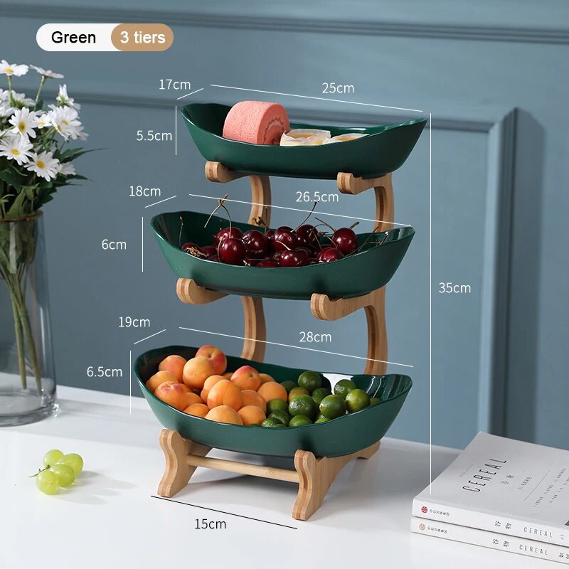 modern layered fruit tray, view 7 - MRSLM