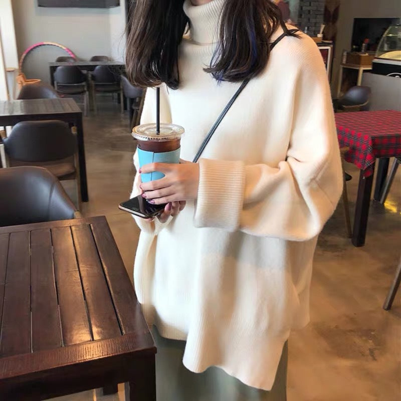 Einfacher Rollkragenpullover
