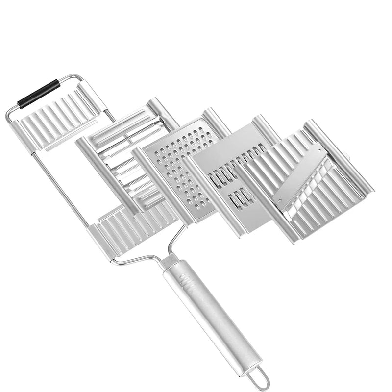 4-in-1 manual vegetable slicer and grater, view 2 - MRSLM