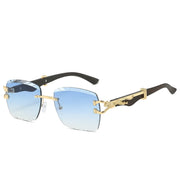 rectangle sunglasses with gradient lenses, view 8 - MRSLM