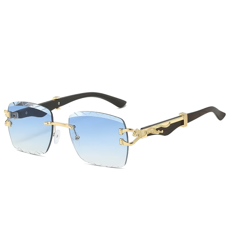 rectangle sunglasses with gradient lenses, view 8 - MRSLM