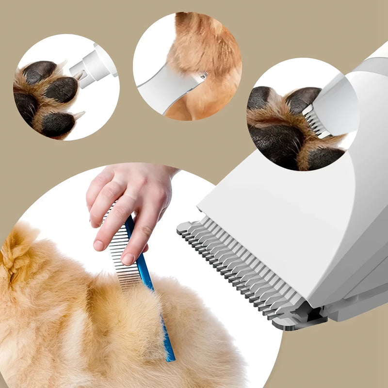 Kit de higiene elétrica 4 em 1 para animais de estimação