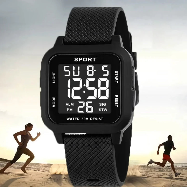 LED Waterproof Military Sports Men's Watch