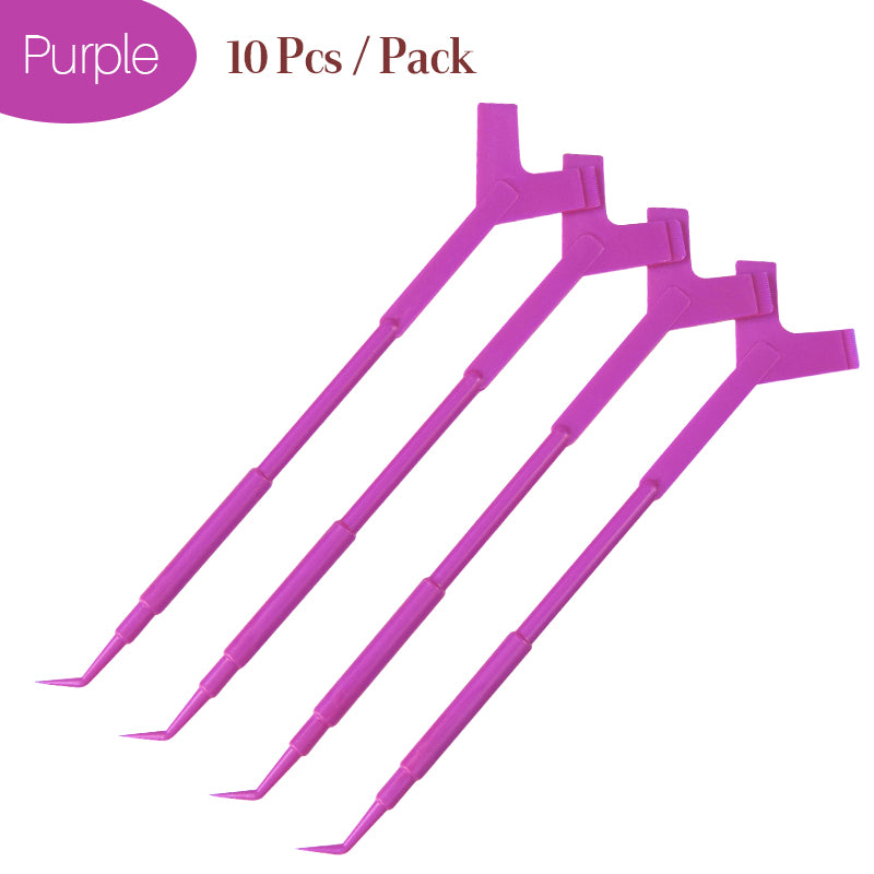 10 Stück/Packung Y-förmiger Wimpernpicker für professionelle Wimpernverlängerungen