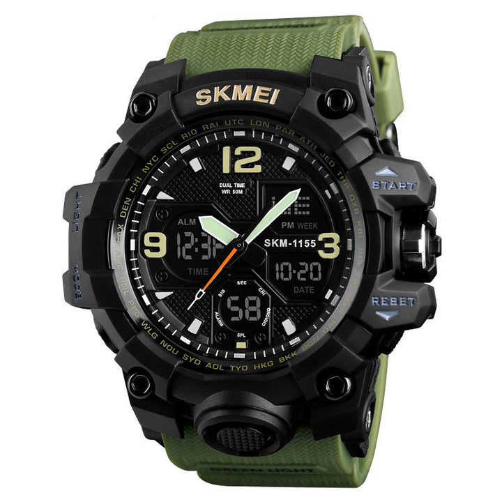 Multifunctional Dual Display Shockproof Outdoor Sports High-end Watch