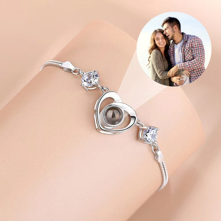 Women's S925 Silver Simple Projection Bracelet