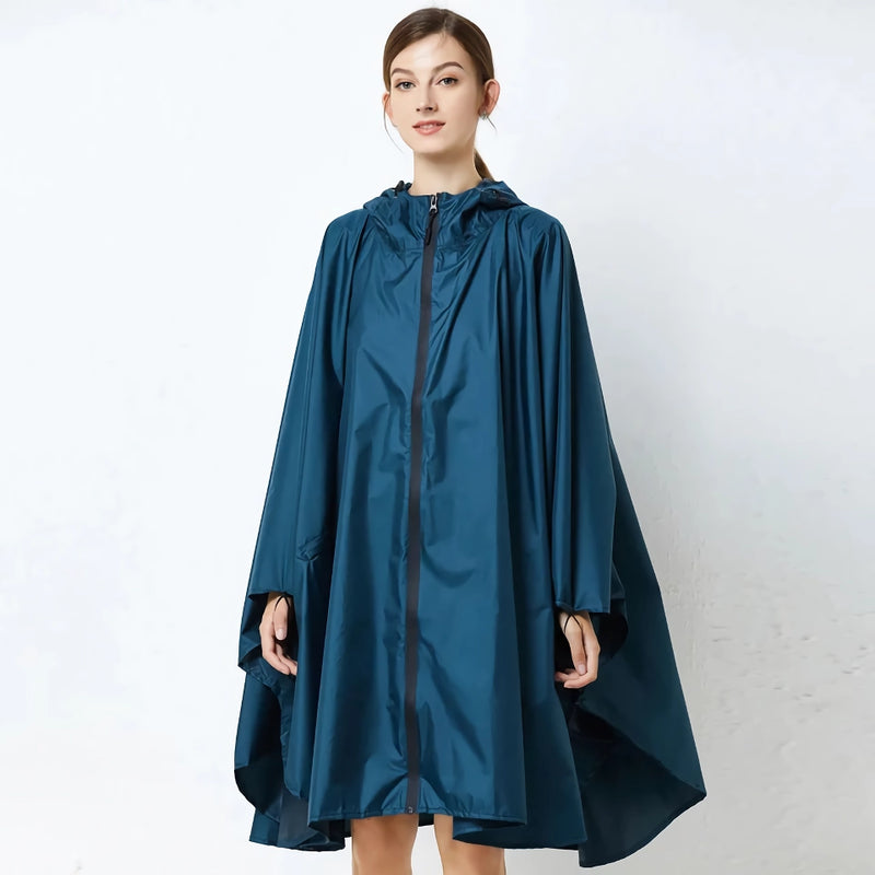 Wasserdichter Regenponcho für Damen und Herren