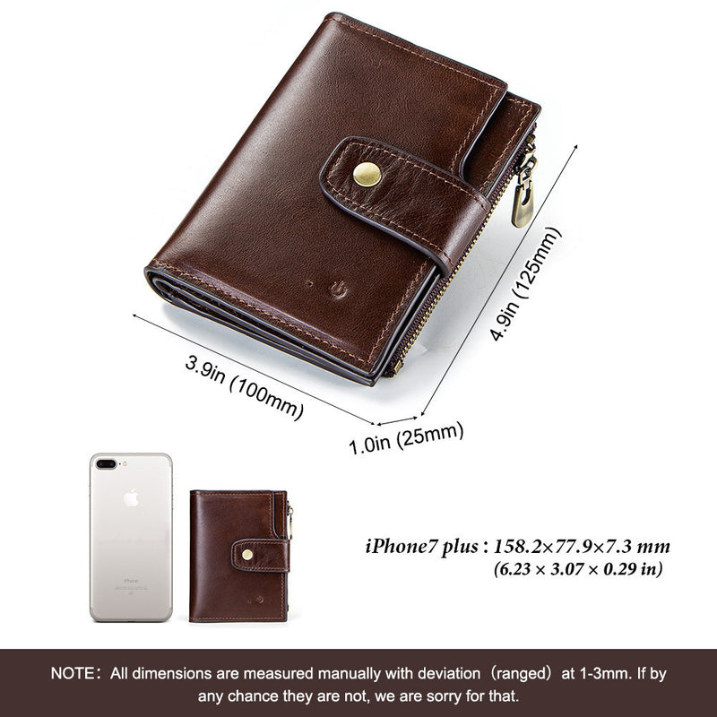 multifunction leather wallet, view 2 - MRSLM