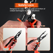 8.5-inch wire cutters and strippers with flush pliers, view 4 - MRSLM