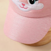 kids cat ear baseball cap, view 9 - MRSLM