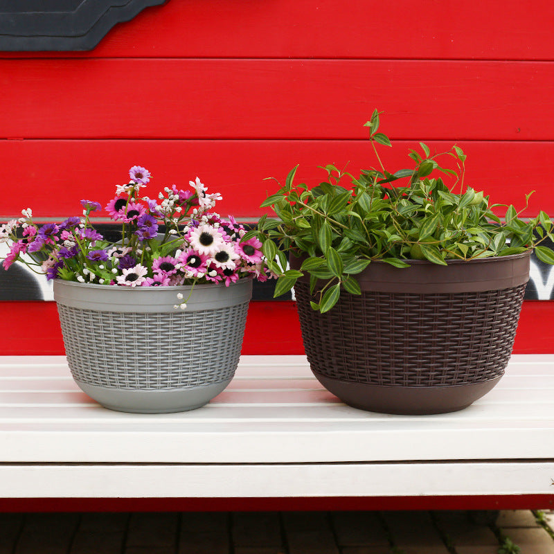 modern hanging flower basket set, view 10 - MRSLM