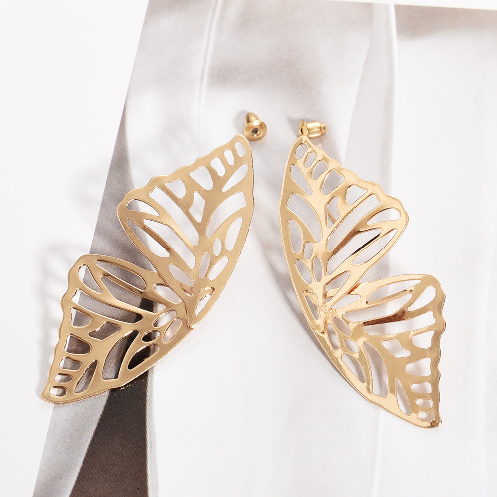 Angel Wing Butterfly Stud Earrings for Women