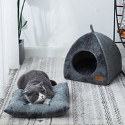 semi-enclosed cat bed, view 4 - MRSLM