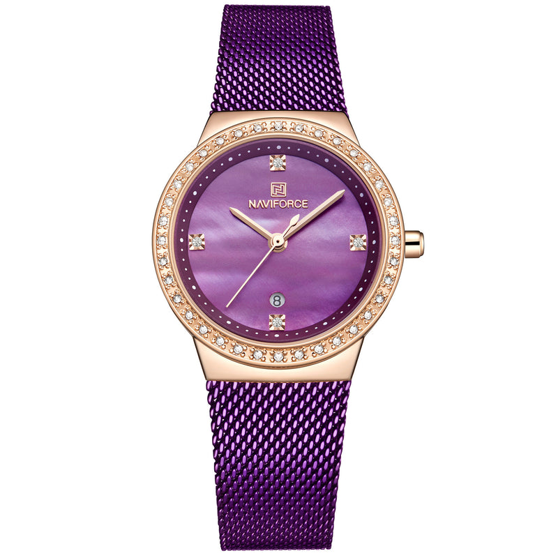 simple ladies diamond watch, view 7 - MRSLM